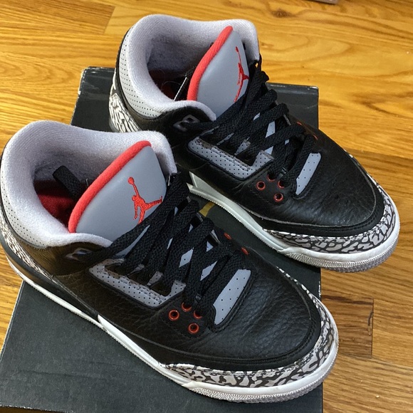 Air Jordan 3 retro OG | Black/Fire red - cement grey - Picture 2 of 8